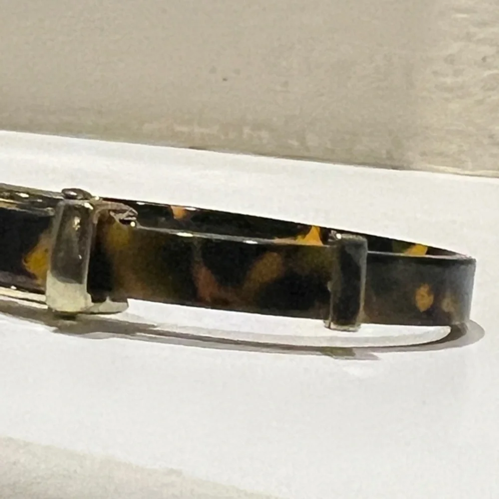 Anne Klein Faux Tortoise Shell Buckle‎ Cuff/Bracelet